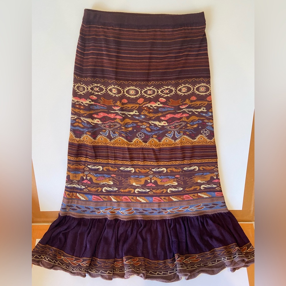 Body Con Skirt Peruvian Connection, Alpaca, Silk, Cotton